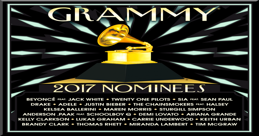  GRAMMYS Reveal Nominees 2017 Album Track Listing