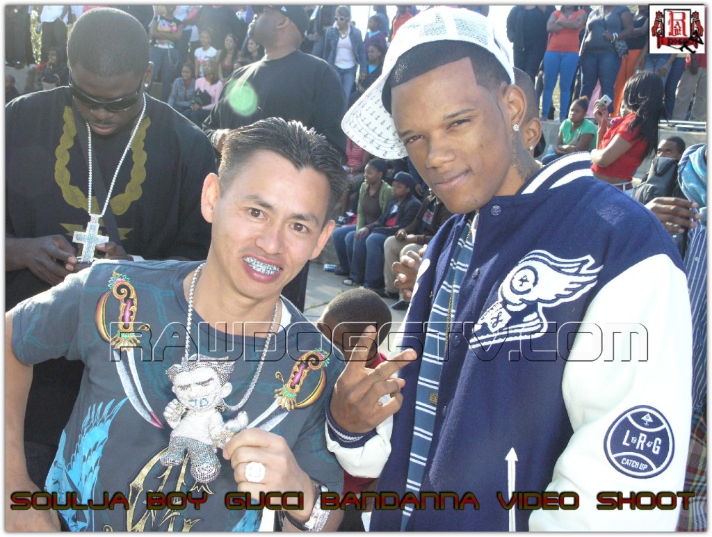 SOULJA BOY GUCCI BANDANNA VIDEO SHOOT