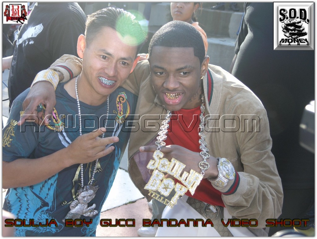 SOULJA BOY GUCCI BANDANNA VIDEO SHOOT