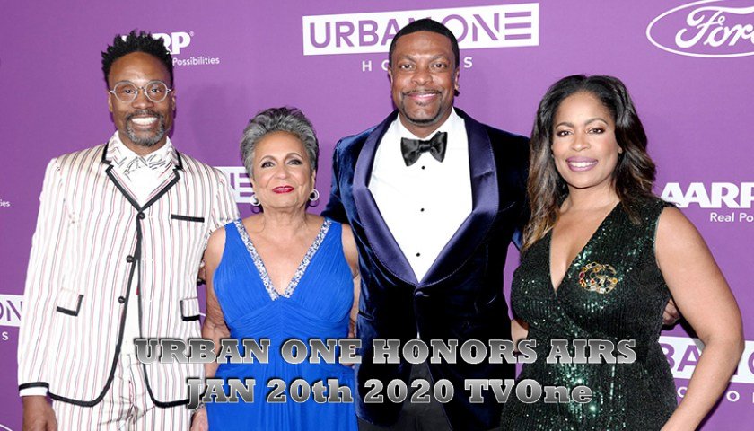 URBAN ONE HONORS AIRS JAN. 20th 2020 TVOne