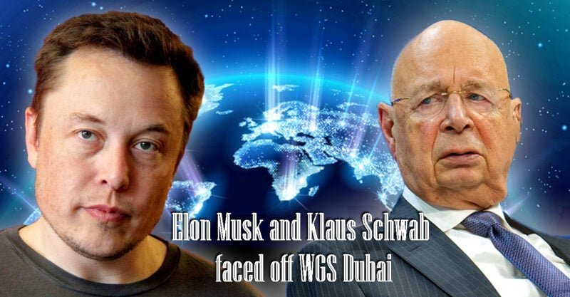 Elon Musk and Klaus Schwab faced off WGS Dubai
