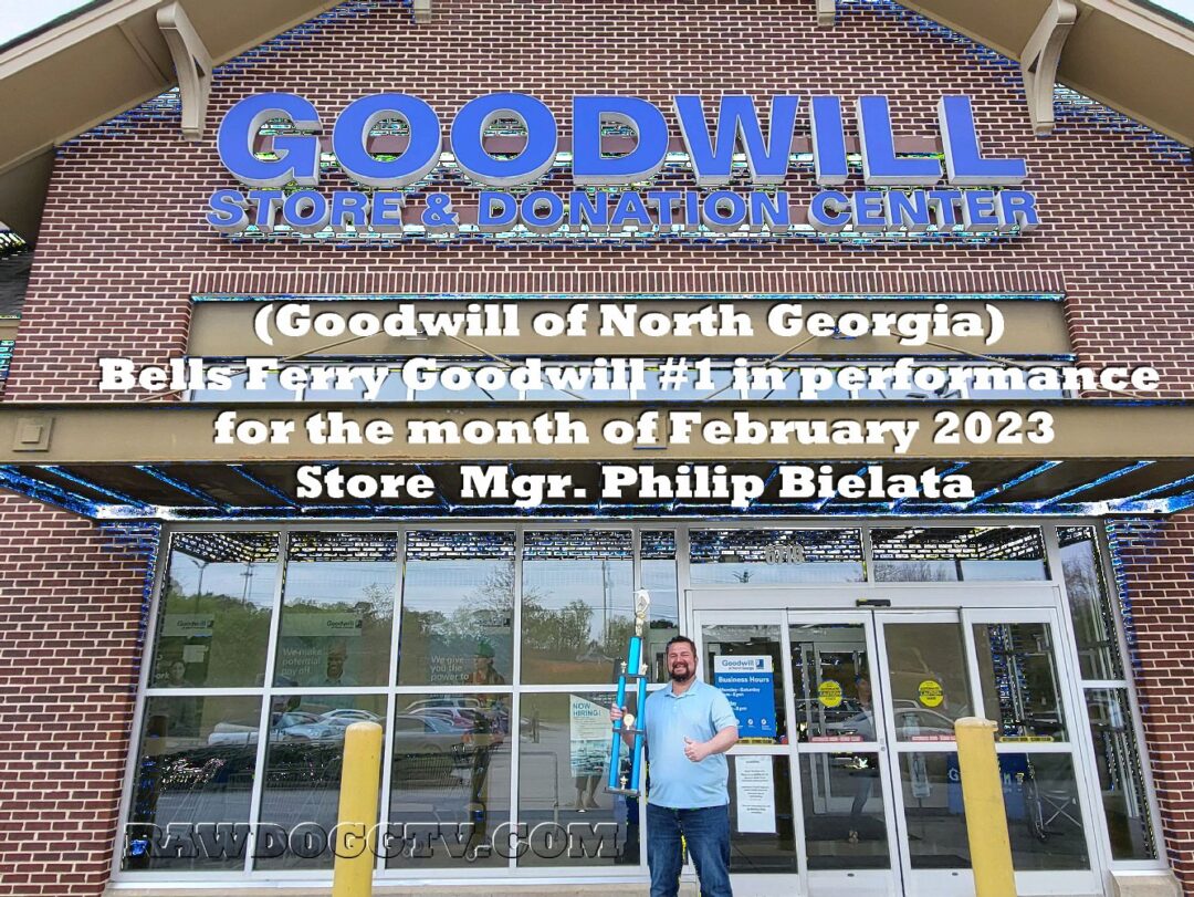 Bells Ferry GA Goodwill #1 in performance for the month of February 2023