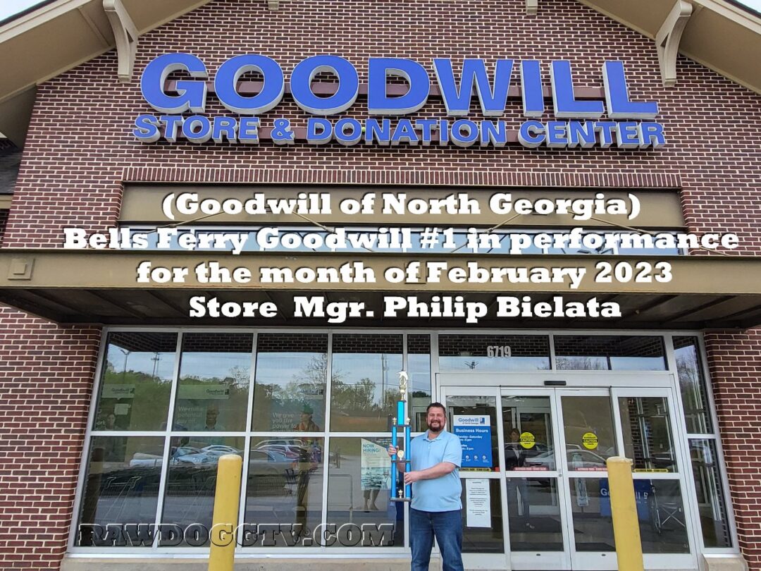Bells Ferry GA Goodwill #1 in performance for the month of February 2023
