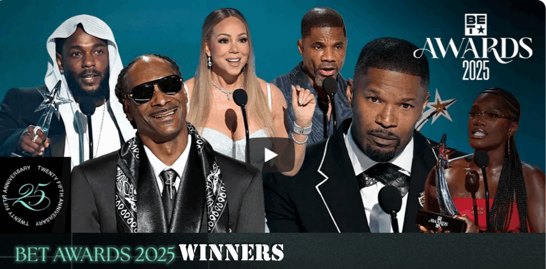 BET AWARDS 2025 Winners Kendrick Lamar Show Video