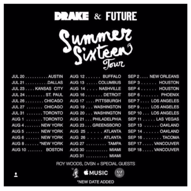 FUTURE (Drake Tour Info) ZAYTOVEN, MACEO, 'HAVIN IT