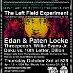 originalThe Left Field Experiment ' @ 529 on Thursday October 3rd